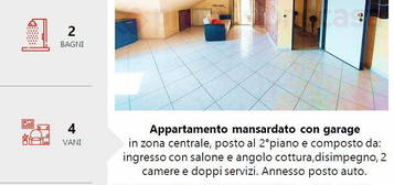 Appartamento mansardato con garage