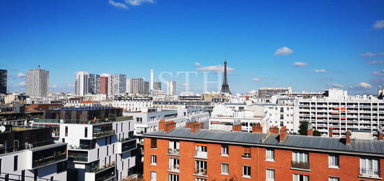 Petit studio bien loué (>4.2% rent.), avec vue sur la Tour Eiff