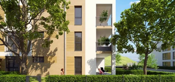 Die perfekte Anlage: Hohe AfA, KfW-40 und beste Vermietbarkeit: 2 Zi.-Neubau-Wohnung mit Loggia in Herzogenaurach | Baubeginn erfolgt