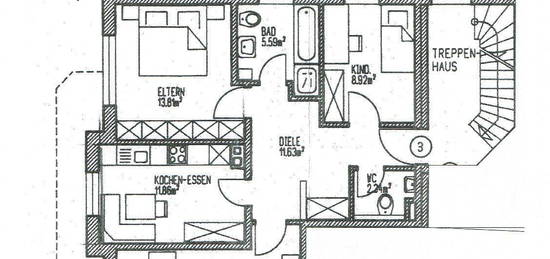 Wohnung mit Balkon zu vermieten