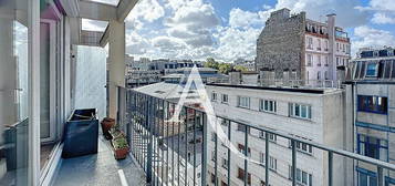 STUDIO 28m2 - AVANT DERNIER ETAGE - BALCON - BUTTES CHAUMONT