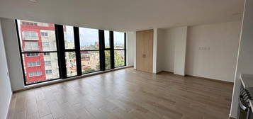 Se Renta Departamento Loft, 60m, Bodega, Estacionamiento, Col Roma sur