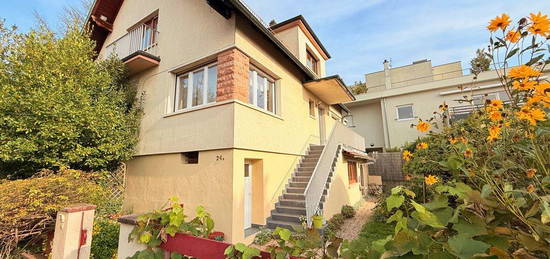 NOUVEAU  Illkirch proche centre charmant duplex dans maison bi-famille avec jardin et annexes 45m²