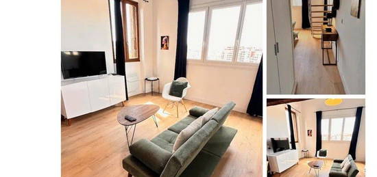 Appartement meublé  à louer, 2 pièces, 1 chambre, 44 m²