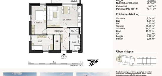 GRÜNE ALLEE GALLNEUKIRCHEN - 2 und 3-Zimmer Wohnungen, 55-70m² NEUBAU ERSTBEZUG