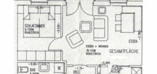 Gepflegte 2-Zimmer-Wohnung mit Balkon in Herxheim bei Landau