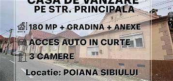 Oferta: Casa pe Str. Principala, Acces Auto, Gradina, Anexe |VIDEO