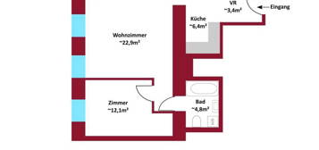 Neubau/Erstbezug I Außenflächen: Terrassen, Balkone & Dachterrassen I Schlüsselfertig I Luftwärmepumpe inkl. Kühlung I