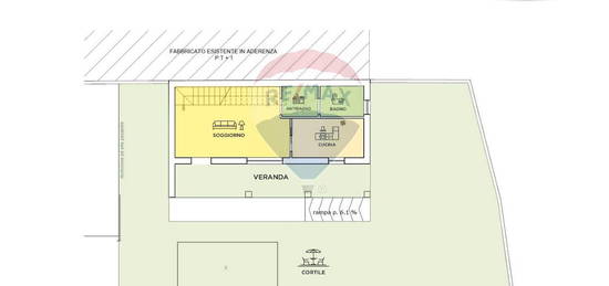 Quadrivano di Pregio Giardino su Tre Lati