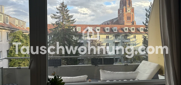 Tauschwohnung: 1 Zimmer Wohnung mit Balkon gegen 2-3 Zimmer Wohnung