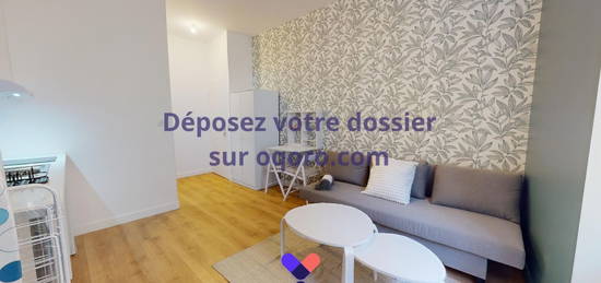 Appartement meublé  à louer, 2 pièces, 1 chambre, 20 m²