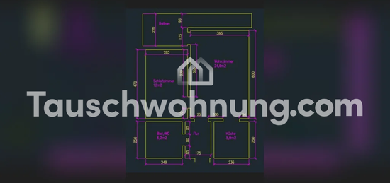 Tauschwohnung: 60qm in 81241 Pasing zum Tausch