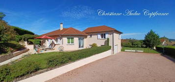 Entre Cluny et Charolles, villa de 2006, de 122 m², sur parcelle de 1 770 m² de terrain