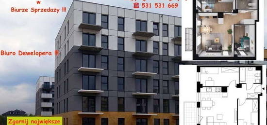 Nowe 3 pokoje | Apartament 51m2 | Biuro Dewelopera