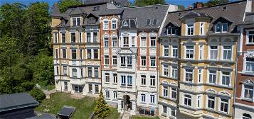 2 Raum Dachgeschosswohnung mit WOW-Faktor in Plauen zu vermieten mit XL-Wohnzimmer + mega Grundriss