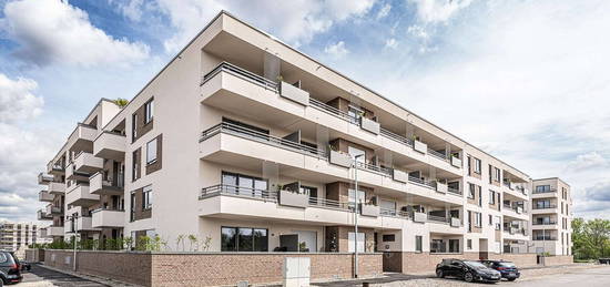 Urban Lifestyle im Heiligkreuz-Viertel: Stilvolle 2-Zi.-Erdgeschosswohnung mit Loggia!