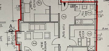 4- Zimmerwohnung, grundüberholt in Bovenden / Eddigehausen