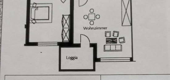 Geschmackvolle 2-Raum-Wohnung mit Balkon und EBK in Neuburg an der Donau