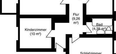 Kaiser Konzept Immobilien: Gut geschnittene 3-Zimmer-Wohnung, ideal als Kapitalanlage