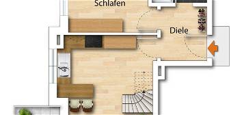 Neubau! 4-Zimmer-Maisonettwohnung in toller Bebauungsrandlage mit Blick über Roding!