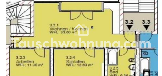 Tauschwohnung: 3 Zimmer gegen größere Wohnung (möglichst P-West/Bornstedt)