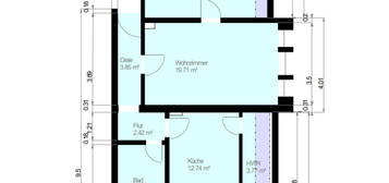 2,5 Zimmer Wohnung am Stadtgarten