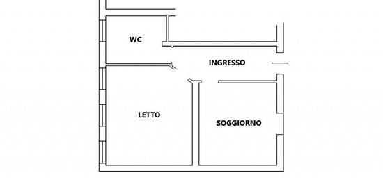 Bilocale con ingresso autonomo e box auto