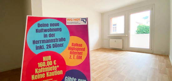 1 Raumwohnung inklusive 26 Döner - Singlewohnung - kautionsfrei