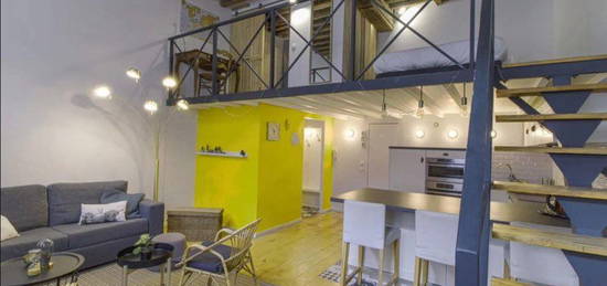 Beau studio duplex, 50 m² dans le Vieux Lille 100 % meublé