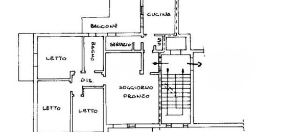 Quadrilocale via Giotto, Mulinu Becciu, Cagliari