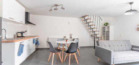 Appartement F2 meublé duplex tout confort entièrement équipé