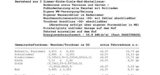 EG-Wohnung mit Garten