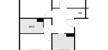 Gut geschnittene 3-Zimmer Wohnung