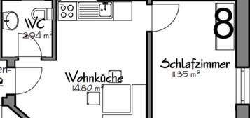 2-Zimmer-Wohnung zu vermieten