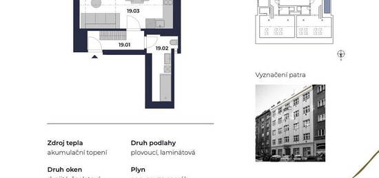 Prodej byty 1+kk, 40 m2 - Praha - Žižkov