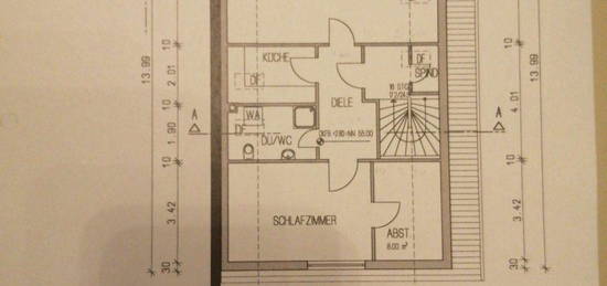 2-Zimmer Dachgeschoss-Wohnung in Zwei-Familienhaus in Köln-Stammh