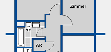 2 Zimmer im belebten Wilhelmsburg