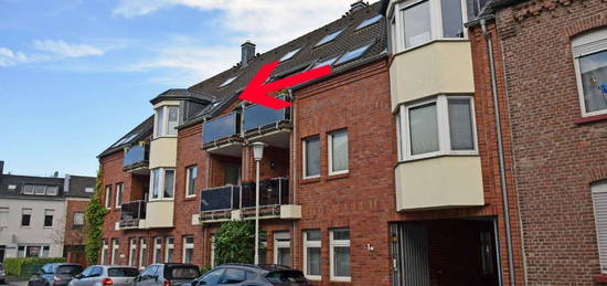 Charmante Maisonettewohnung mit Balkon in beliebter, ruhiger Citylage von 41334 Nettetal-Lobberich