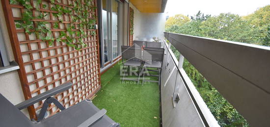 2 pièces en parfait état avec balcon terrasse