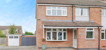 Semi-detached house for sale in Ridley Close, Blaby, Leicester LE8