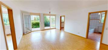 Praktisch aufgeteilte 2-Zimmer-Wohnung mit großer Terrasse in ruhiger Lage von Bad Krozingen!