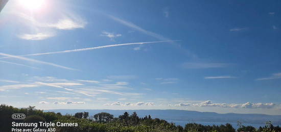 Appartement 2 pièces 60m2 Magnifique vue sur le lac Leman