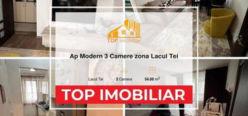 Ap Modern 3 Camere zona Lacul Tei