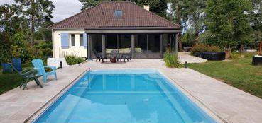 Maison 3ch sur 2000m2, ss-sol total + piscine