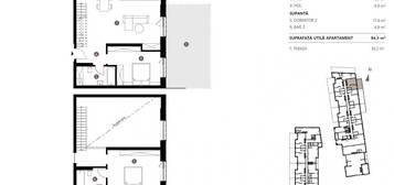 Apartament tip duplex cu gradina proprie, finisat, ERA_by HEXAGON