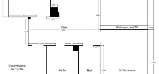 Wohnung 4 Zimmer, Balkon Weststadt Karlsruhe ZWISCHENMIETE