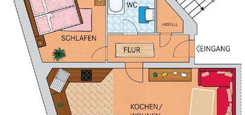 moderne 2-Zimmer-Wohnung in Dresden Neustadt mit Aufzug