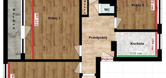 Mieszkanie na sprzedaż, 71 m² Zagórze, Koszalińska