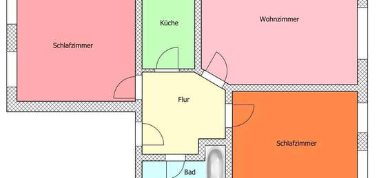 3-Raumwohnung in ruhiger Wohnlage