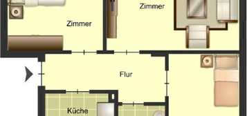 Nachmieter gesucht 3-Raum-EG-Wohnung in Münster